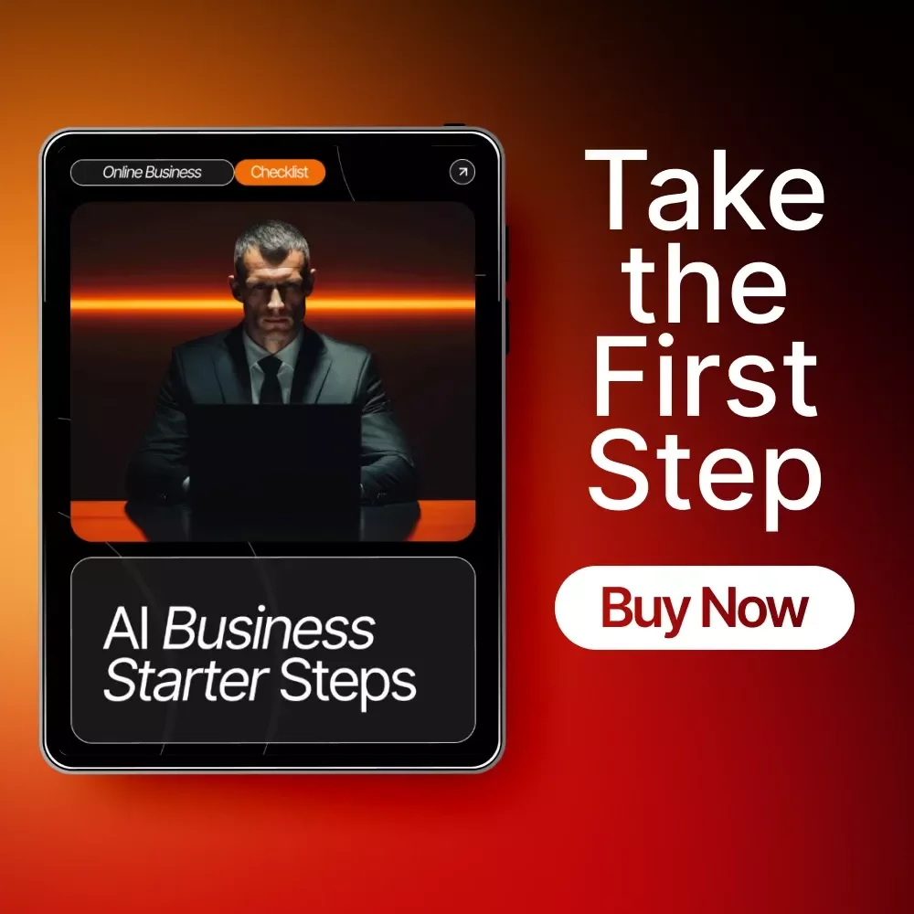 AI Business Starter Steps Checklist | Digital Download for Entrepreneurs | Free AI Tools for Business Guide
