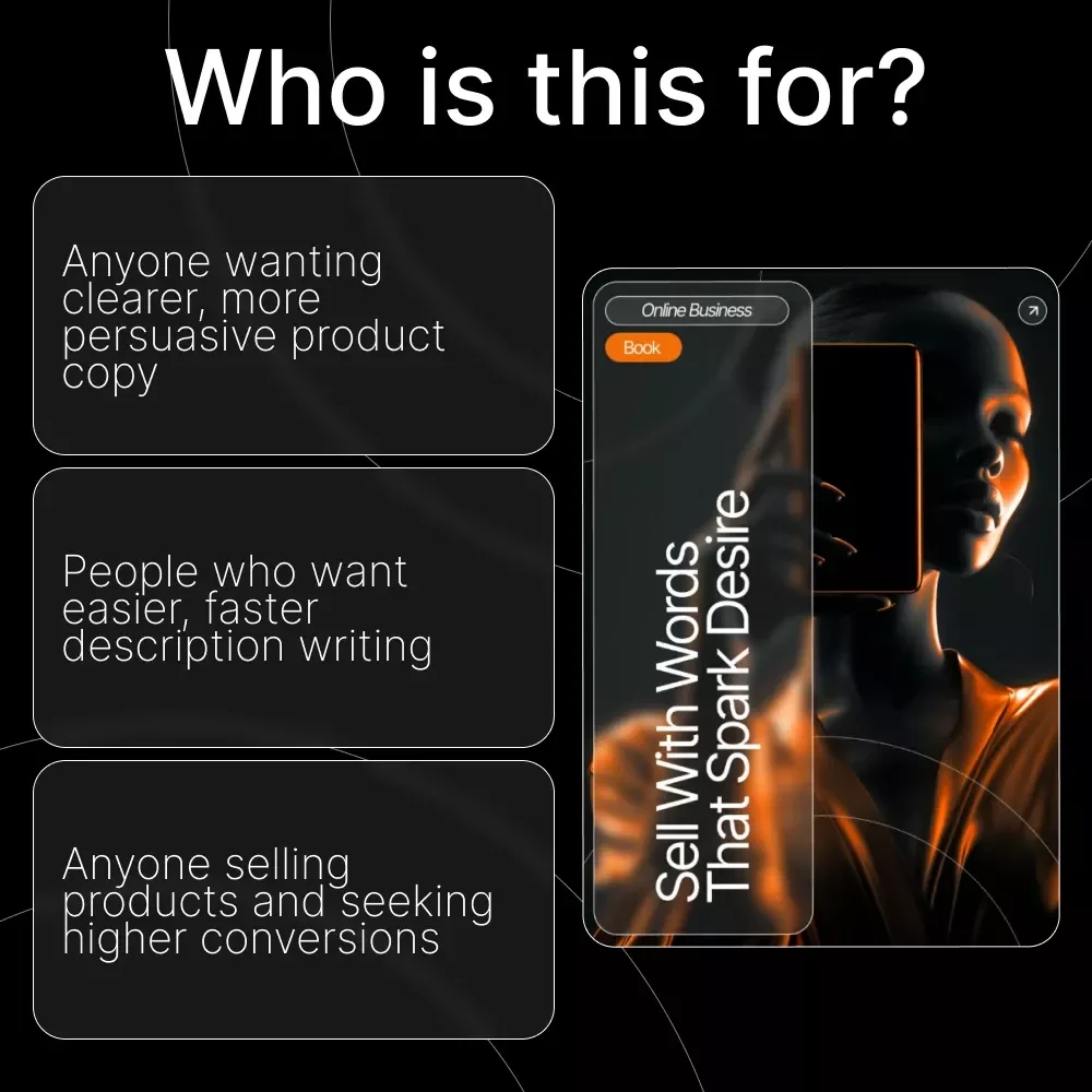 Sell With Words That Spark Desire | Ebook for Entrepreneurs, Copywriters & Etsy Sellers | Master How to Write Compelling Product Descriptions