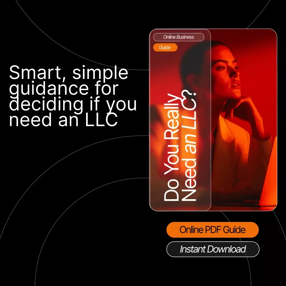 Do You Really Need an LLC? Online Business Legal Guide • Digital Download • eBook for Entrepreneurs, Small Business Owners & New Online Sellers