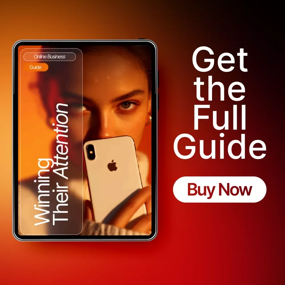 Winning Their Attention – Ultimate Guide for Marketers | Digital Download for mastering how to market to millennials and gen z | Etsy-Style Marketing Strategy eBook