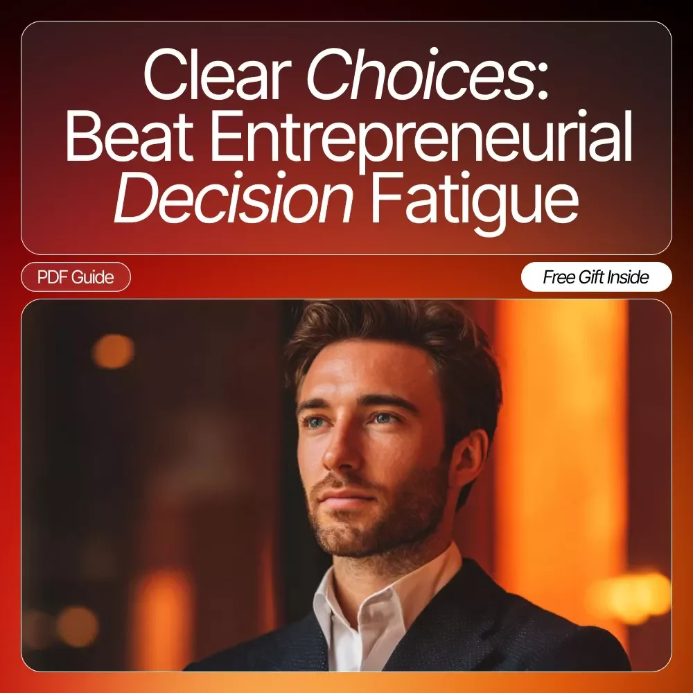 Clear Choices: Beat Entrepreneurial Decision Fatigue | Entrepreneur Guide for How to Overcome Decision Fatigue | Productivity eBook for Business Owners
