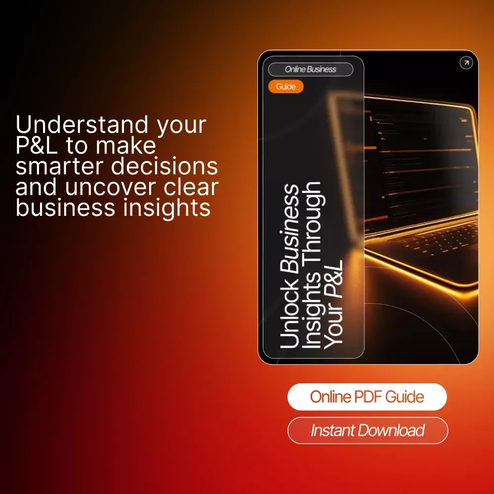 Unlock Business Insights Through Your P&L | How to Read a Profit and Loss Statement Guide for Online Business Owners | Digital Download eBook & Checklist