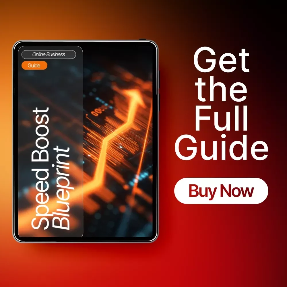 Speed Boost Blueprint | Website Loading Speed Guide, Site Performance eBook, AI Prompt Pack for Faster Websites, Conversion & SEO Optimization Checklist
