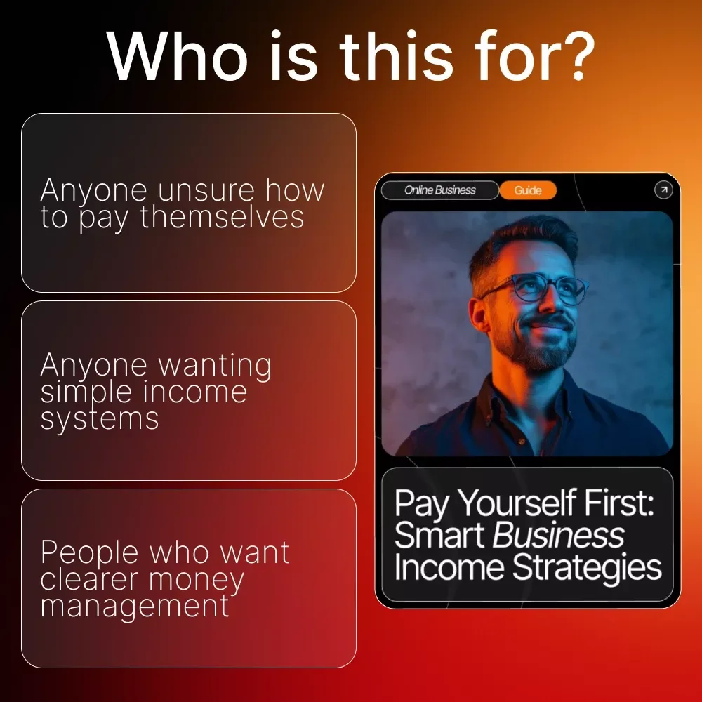 Pay Yourself First: Smart Business Income Strategies | Ultimate Guide for Entrepreneurs | How to Pay Yourself From Your Business | Digital Download