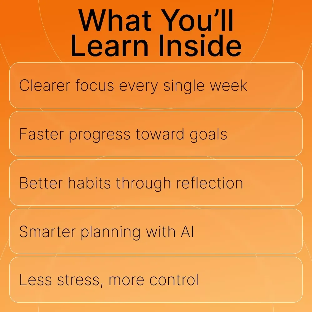 How to Review Your Week and Supercharge Your Productivity | Printable Guide, Weekly Planning System, Productivity Workbook, how to review your week and improve