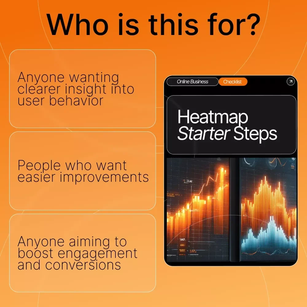 Heatmap Starter Steps | Heatmap Guide for Beginners | UX Optimization Checklist | Website Behavior Analytics eBook