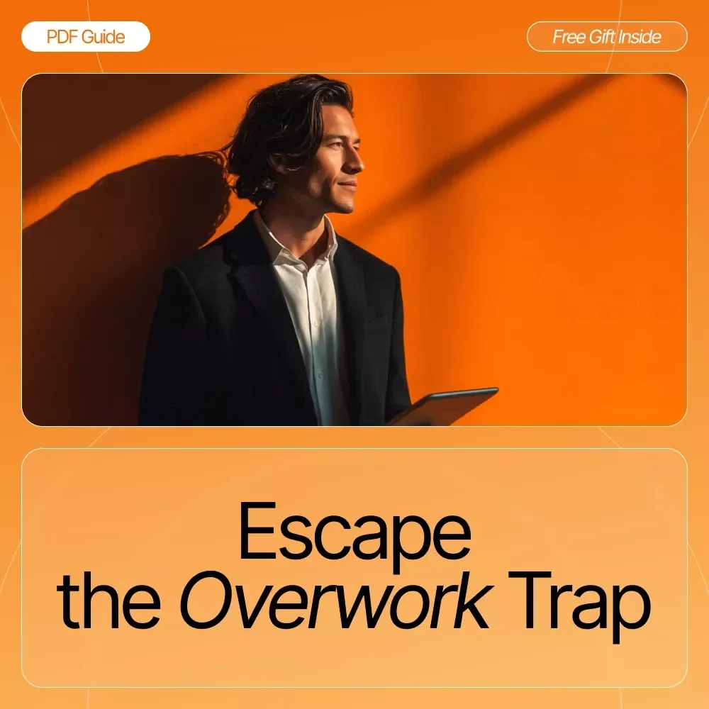 Escape the Overwork Trap | Productivity eBook for Entrepreneurs & Creatives | how to stop working all the time | Work-Life Balance Digital Guide