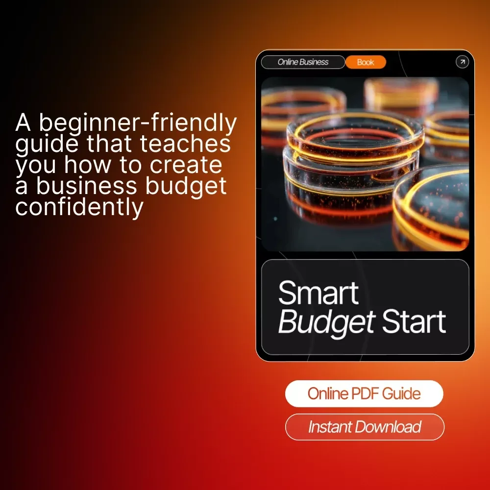 Smart Budget Start — How to Create a Business Budget eBook | Small Business Budgeting Guide | Startup Finance Planner | Digital Download