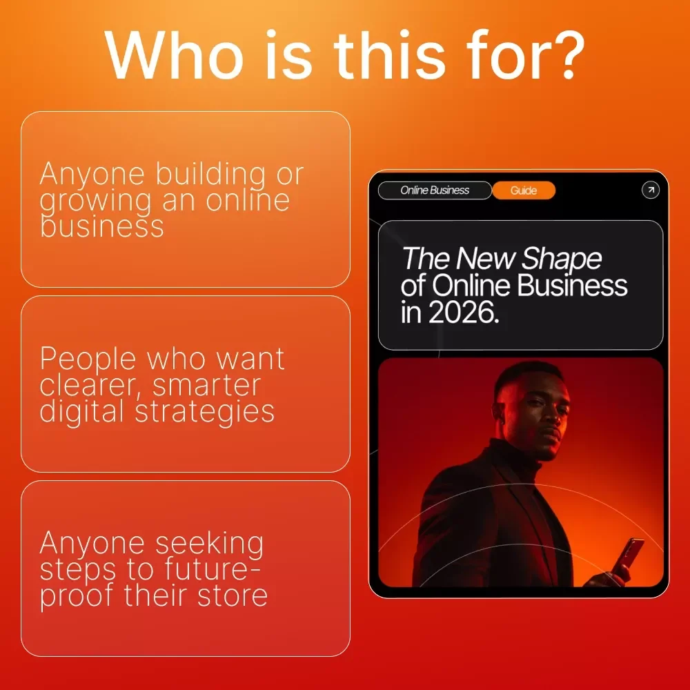 The New Shape of Online Business in 2026 — Future-Ready eCommerce Guide, Digital Download, Online Business Trends eBook, AI Commerce, Social Shopping & Sustainable Brand Strategy