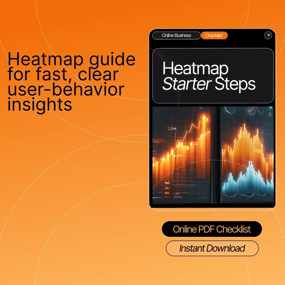 Heatmap Starter Steps | Heatmap Guide for Beginners | UX Optimization Checklist | Website Behavior Analytics eBook