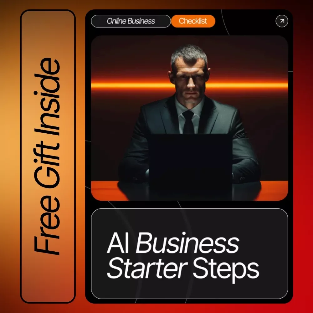 AI Business Starter Steps Checklist | Digital Download for Entrepreneurs | Free AI Tools for Business Guide