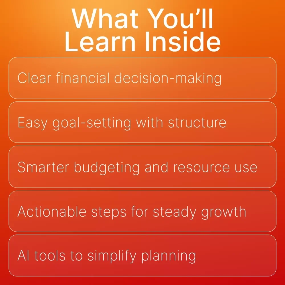 Financial Goals That Grow Your Business | Strategic Business Finance eBook for Entrepreneurs | How to Set Financial Goals for Your Business Guide | Small Business Growth Planner