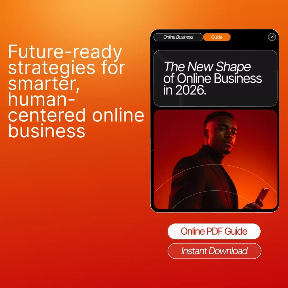 The New Shape of Online Business in 2026 — Future-Ready eCommerce Guide, Digital Download, Online Business Trends eBook, AI Commerce, Social Shopping & Sustainable Brand Strategy