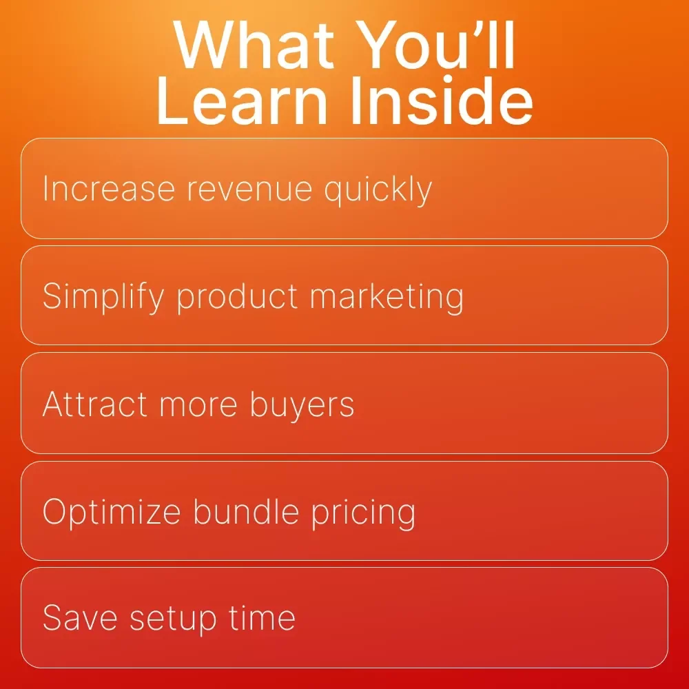 Smart Bundles, Bigger Sales: The Ultimate Guide on How to Bundle Products for More Sales | Digital Download