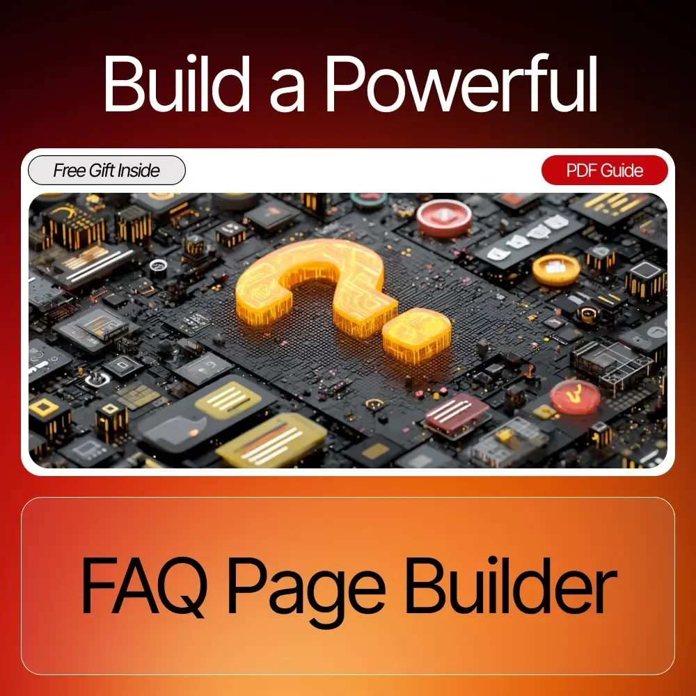 FAQ Page Builder Checklist | Editable Customer Support Guide for Small Businesses | How to Create a FAQ Page SEO Toolkit