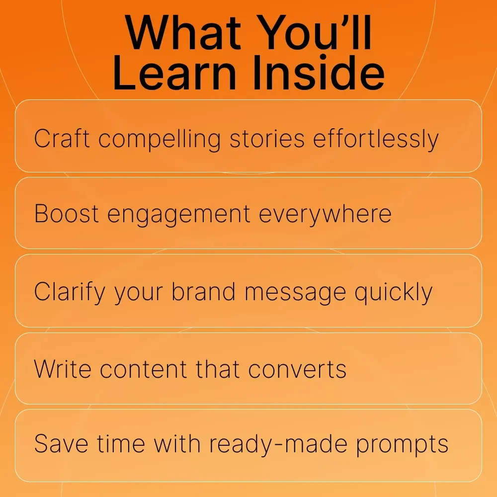 Story That Sells – Digital Download Marketing Guide, Storytelling for Business, Brand Story eBook, Social Media & Email Strategy Workbook