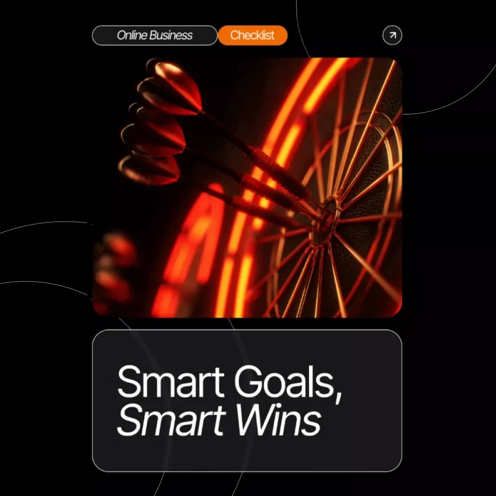 Smart Goals, Smart Wins – Printable Marketing Goal-Setting Checklist for Entrepreneurs | how to set smart marketing goals | Digital Download