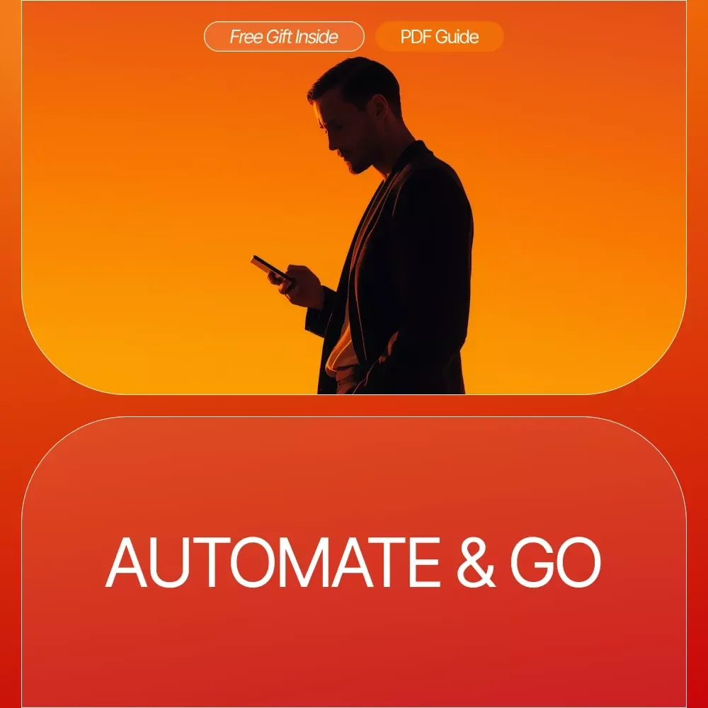 AUTOMATE & GO – Social Media Automation Checklist | Digital Download for Creators & Small Businesses | how to automate social media with ai Guide