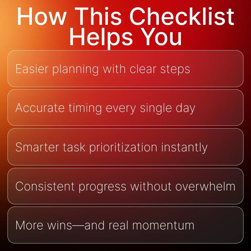 Realistic Deadlines: Work Smarter, Not Harder – Productivity Checklist for Entrepreneurs | how to set realistic deadlines for yourself | Time-Management eBook & Digital Guide