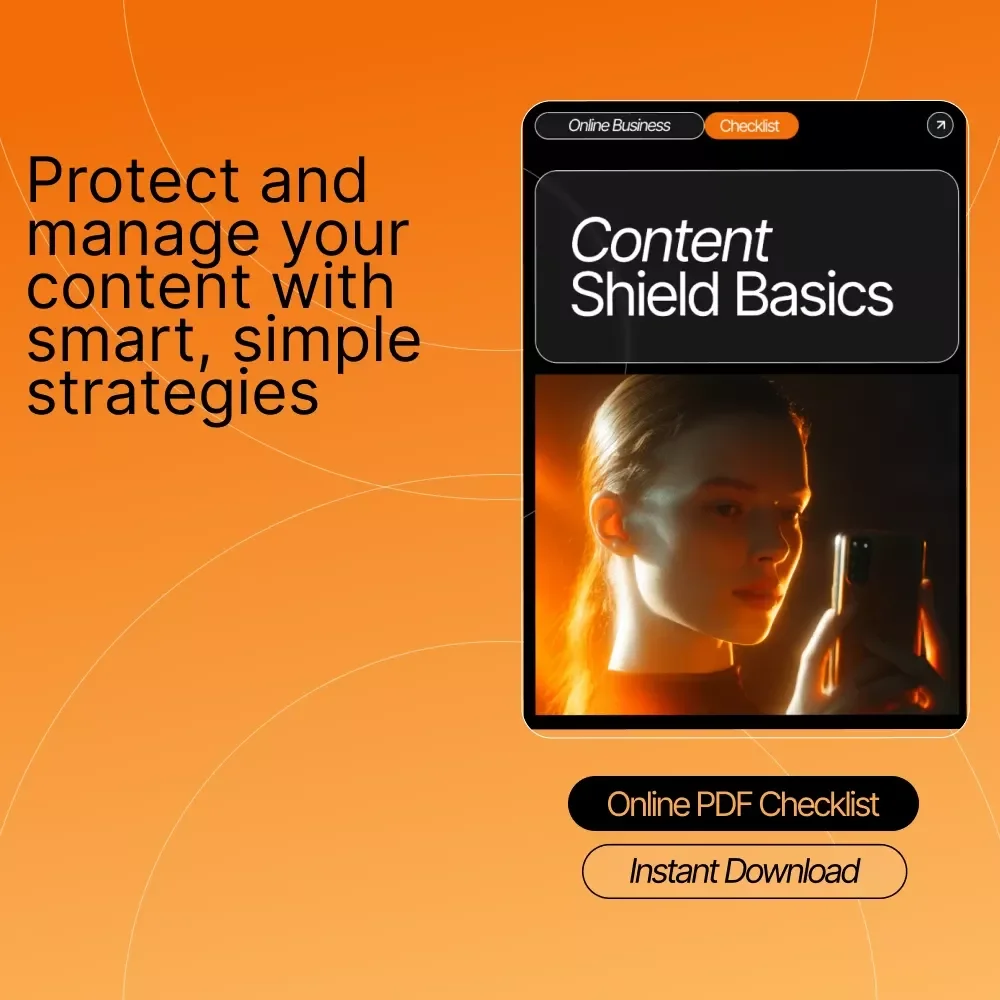 Content Shield Basics | Digital Download Guide for Blog Protection, Content Theft Prevention, DMCA Help & AI-Powered Content Security