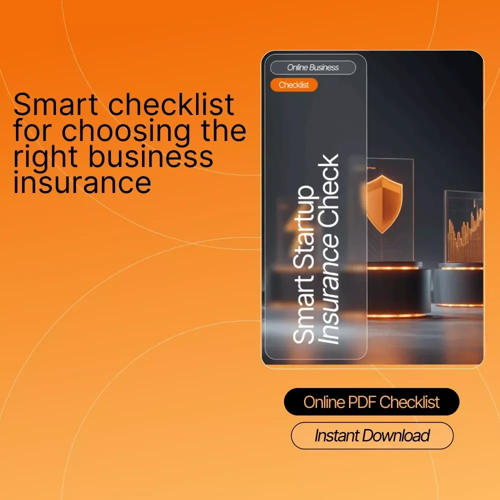Smart Startup Insurance Check | Startup Insurance Guide, Small Business Risk Checklist, Entrepreneur Protection Planner, Business Insurance Checklist Digital Download