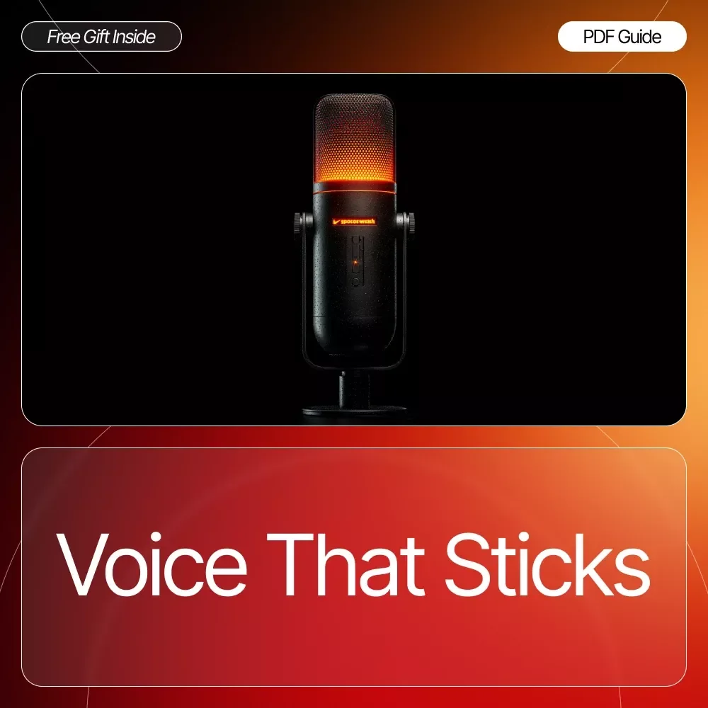 Voice That Sticks | Guide for How to Create a Memorable Brand Voice | Branding Workbook, Brand Identity Toolkit, Small Business Copywriting Guide