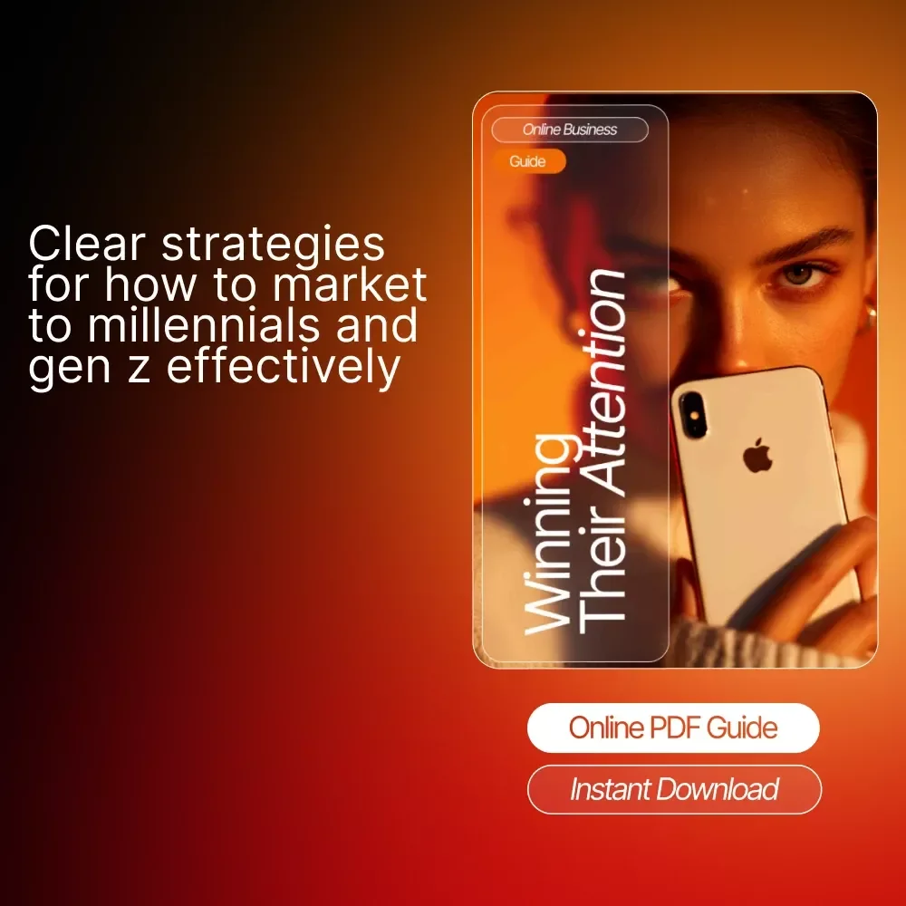 Winning Their Attention – Ultimate Guide for Marketers | Digital Download for mastering how to market to millennials and gen z | Etsy-Style Marketing Strategy eBook