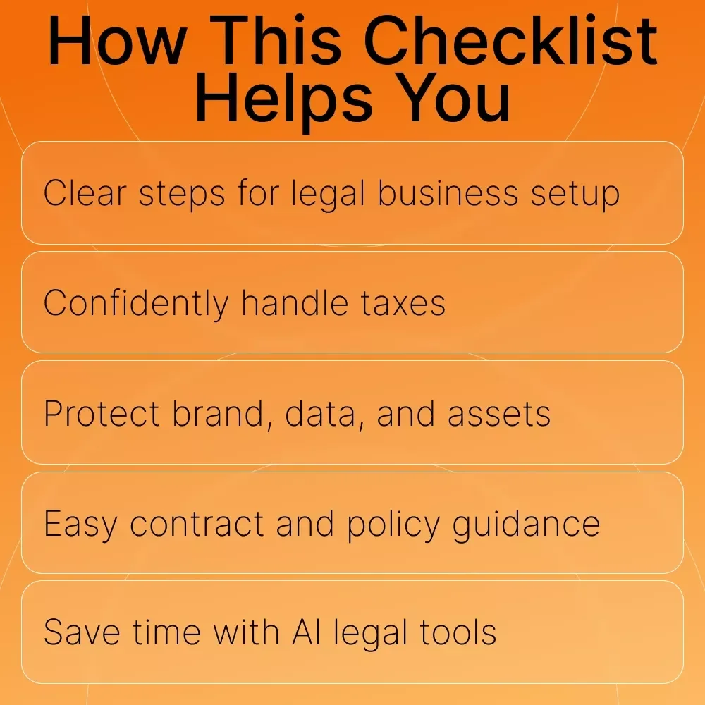 Legal Launch Made Simple – Ultimate Business Setup Guide, Legal Checklist, Small Business Compliance eBook, Startup Legal Essentials Digital Download
