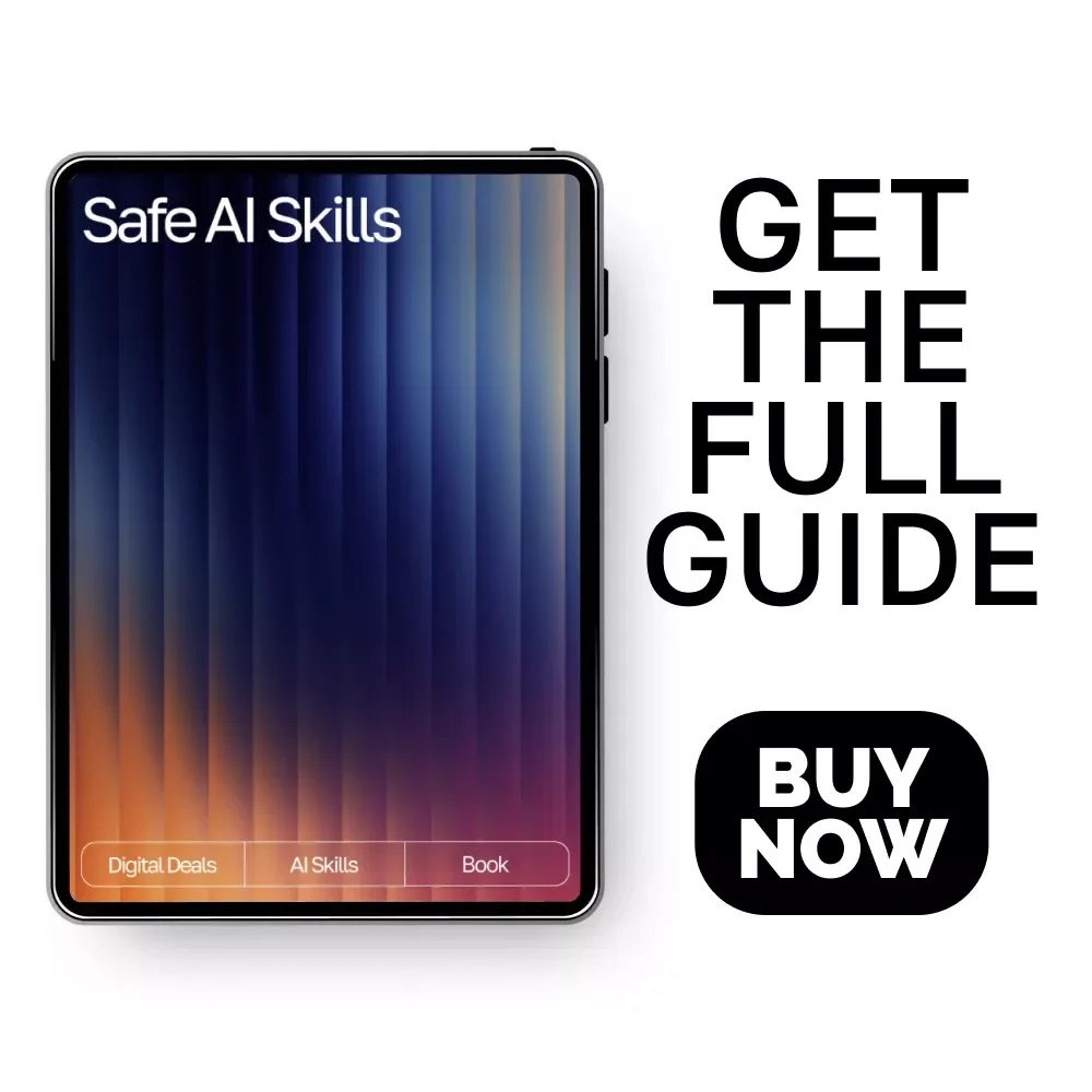 Safe AI Skills | Digital eBook for Privacy and Data Protection | Learn How to Use AI Tools Without Giving Away Private Data and Build Smarter Habits for Secure AI Use