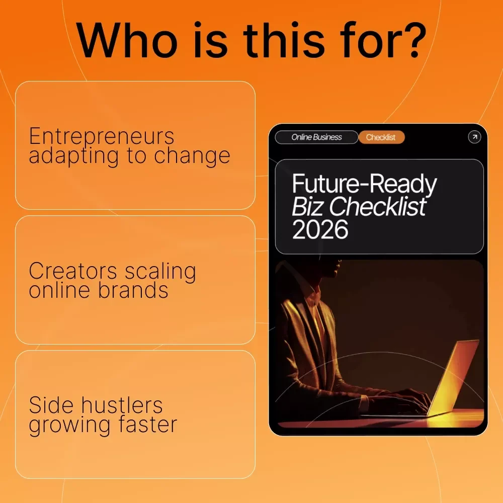 Future-Ready Biz Checklist 2026 | Essential Guide to Future Trends for Online Business in 2026 | Digital Download for Entrepreneurs and Creators