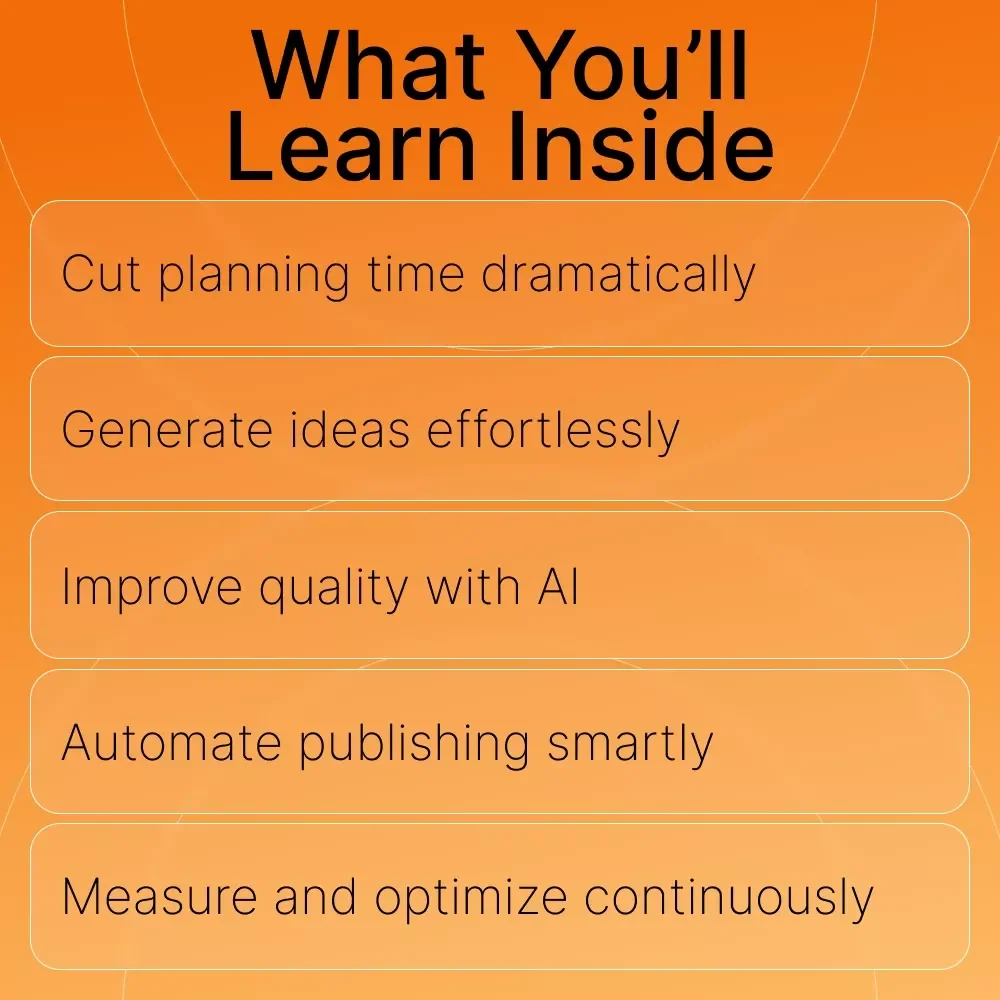 Streamline Your Creation Process with AI and Smarter Workflows | Digital Guide for Creators, Entrepreneurs & Small Businesses | Learn how to streamline your content creation process with actionable systems and AI strategies