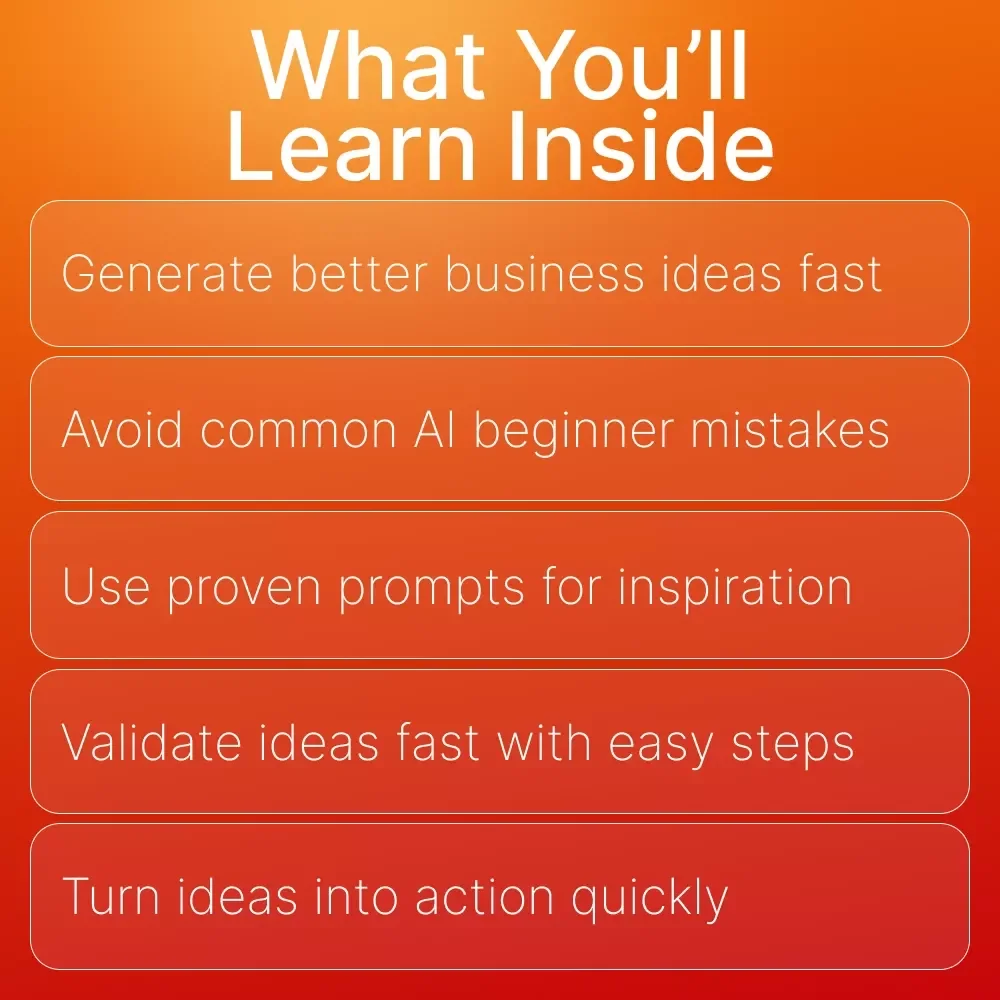 AI Idea Spark — Guide for Entrepreneurs | AI Idea Spark Business Idea Generator | Digital Download for ai for generating business ideas