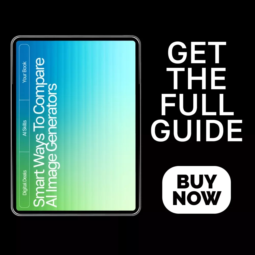 Smart Ways to Compare AI Image Generators Ebook | Digital Download Guide for Creators | Learn How to Compare AI Image Generators for Quality, Speed & Style