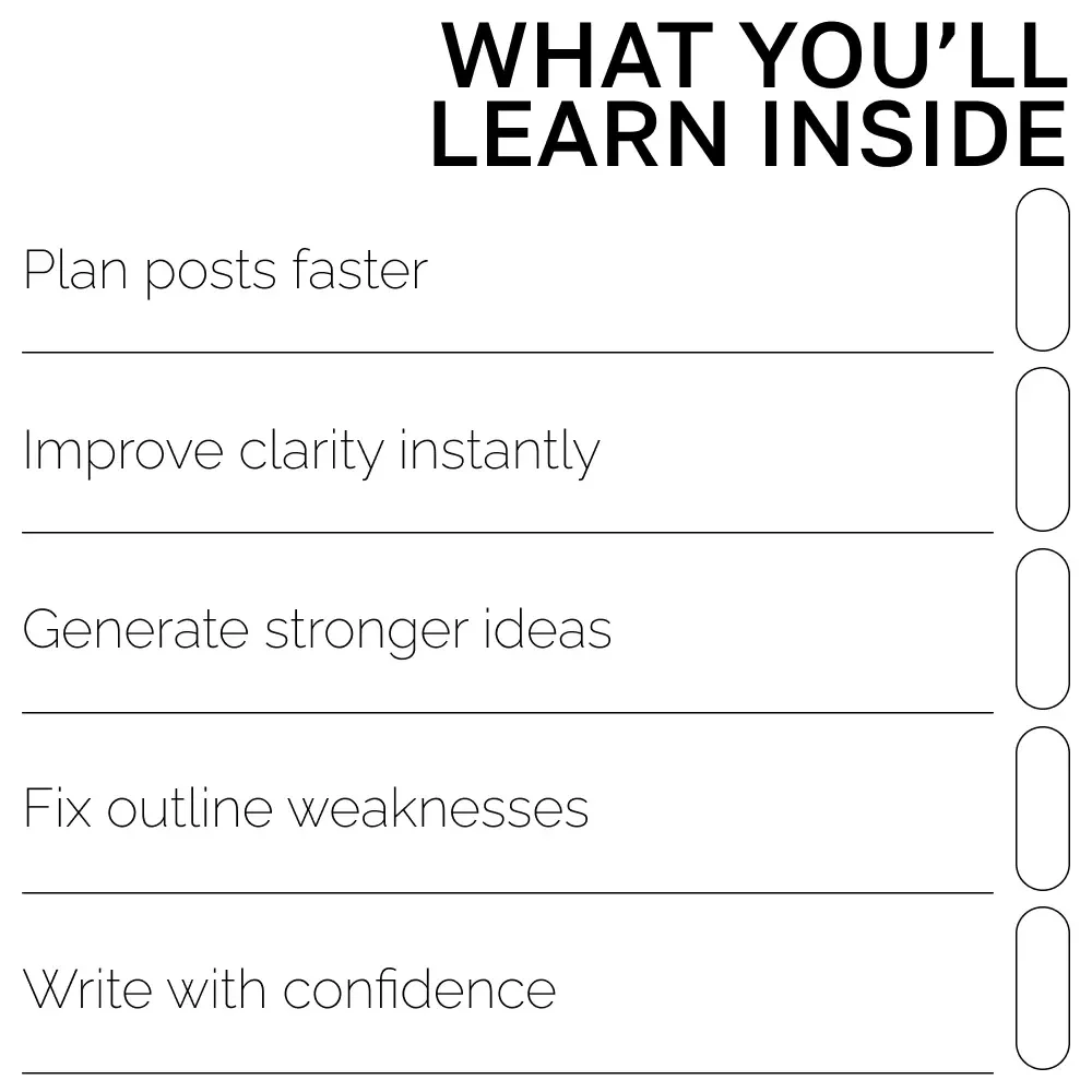Using AI to Outline Blog Posts | SEO Blog Writing Guide for Beginners | Digital Download for Learning how to use ai to outline blog posts