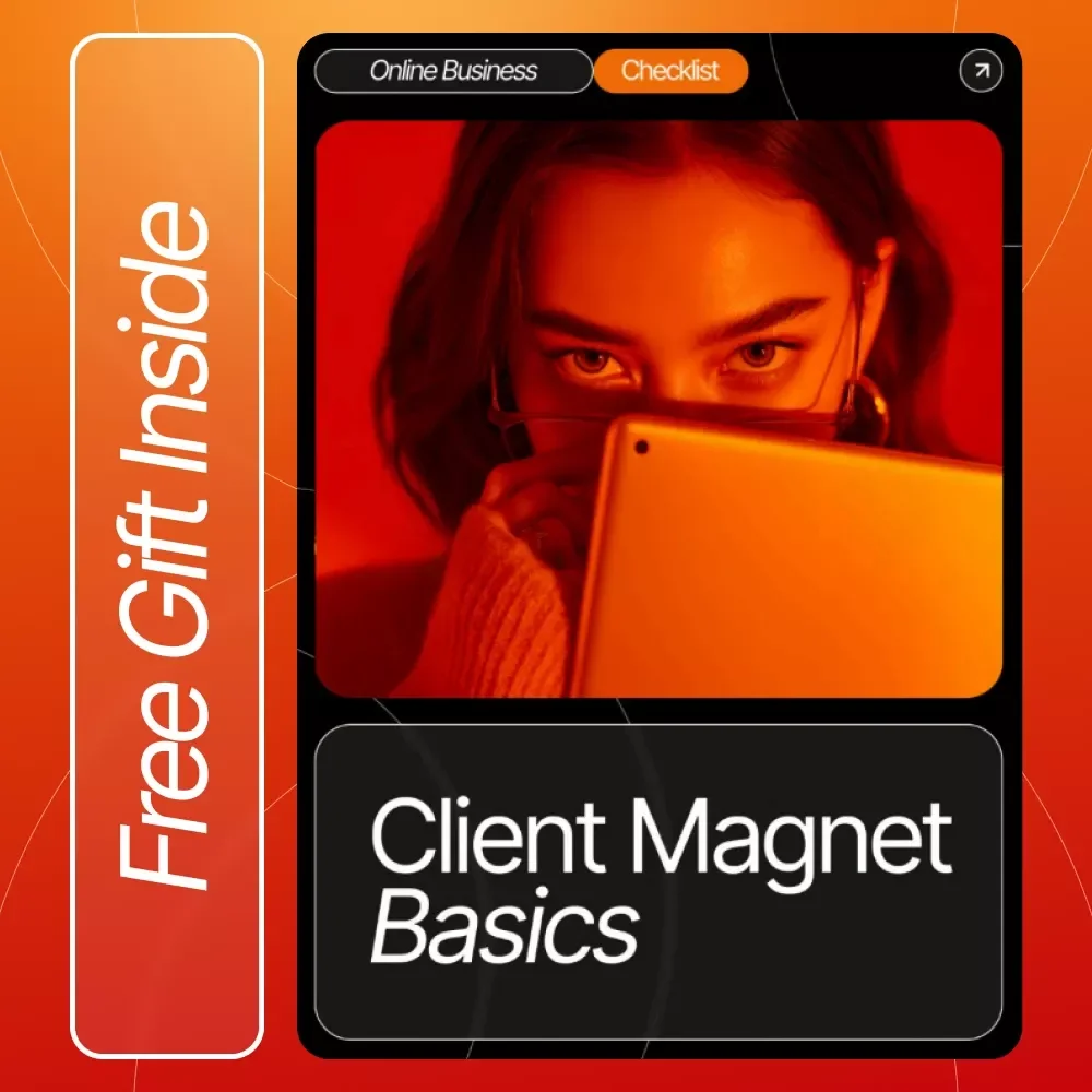 Client Magnet Basics – Networking Online Checklist for Beginners | How to Network Online to Get Clients | Digital Download for Freelancers & Creators