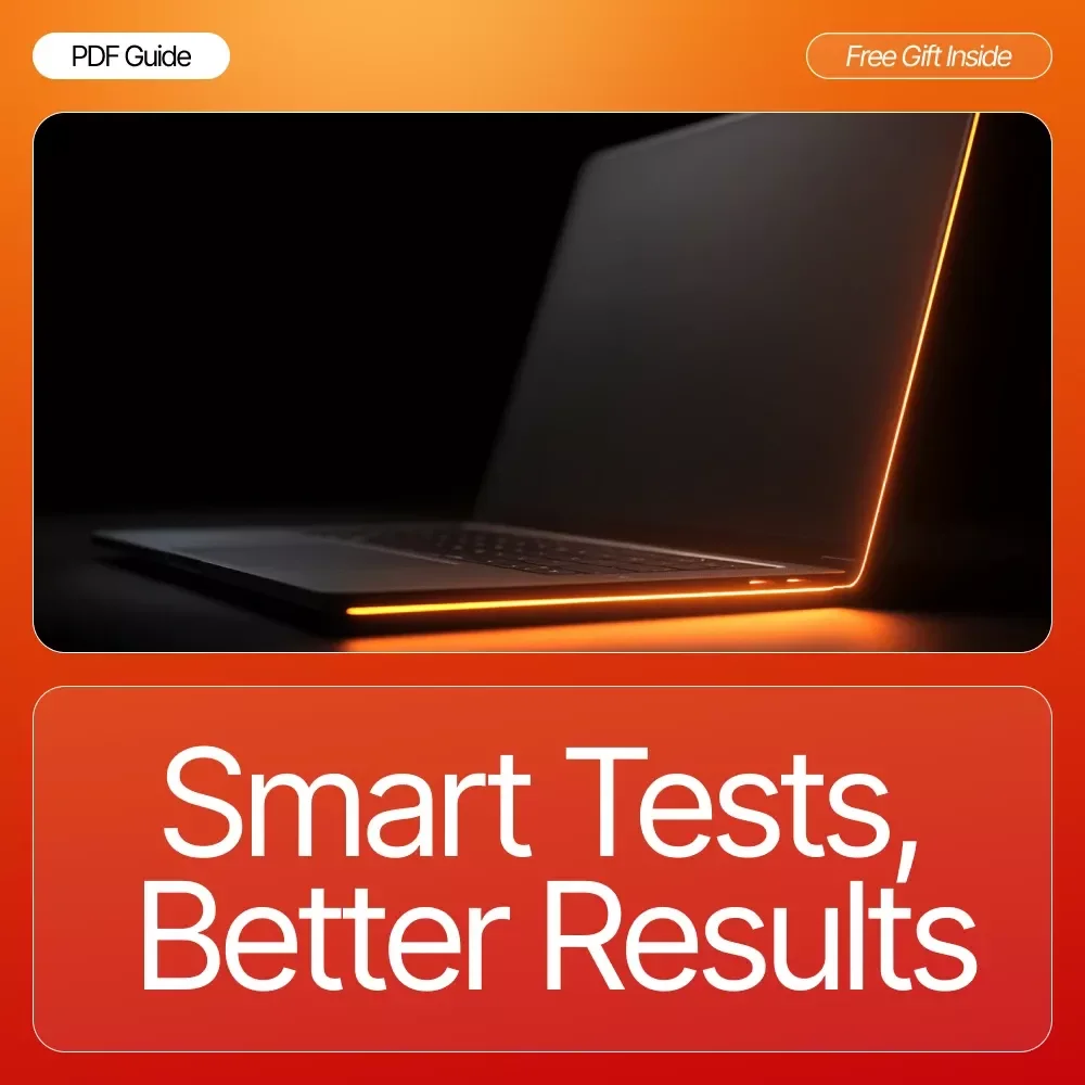 Smart Tests, Better Results | A/B Testing Guide, Digital Download for Marketers, Entrepreneurs & Online Stores | Conversion Optimization eBook