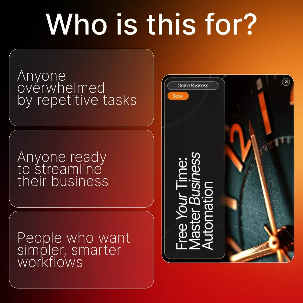 Free Your Time: Master Business Automation – Ebook for Entrepreneurs | How to Automate Repetitive Tasks in Your Business | Productivity & Systems Guide