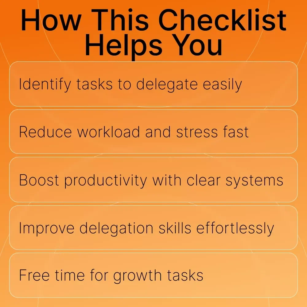 The Solopreneur’s Task Delegation Checklist | Printable Delegation Guide for Small Business Owners | How to Delegate Tasks When You Are a Solopreneur | Productivity & Workflow Optimization