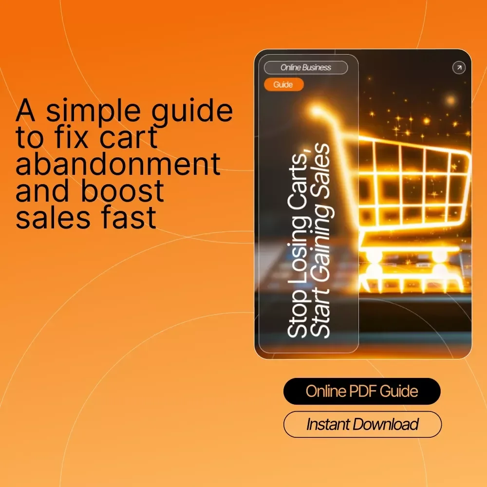 Stop Losing Carts, Start Gaining Sales — Ecommerce Conversion Guide | Digital Download for Small Shops, Etsy Sellers & Online Stores | how to handle cart abandonment Strategies & Checkout Fixes