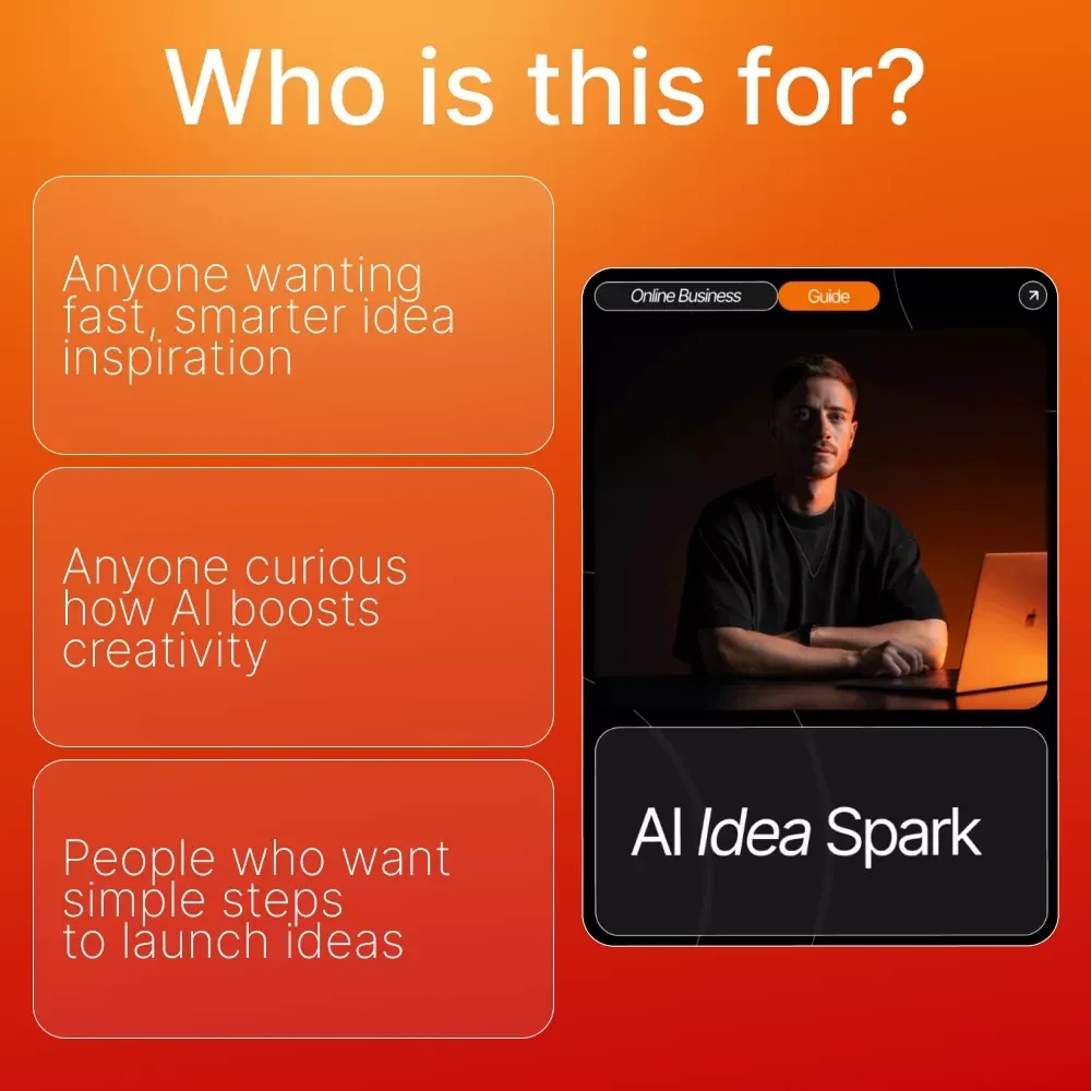 AI Idea Spark — Guide for Entrepreneurs | AI Idea Spark Business Idea Generator | Digital Download for ai for generating business ideas