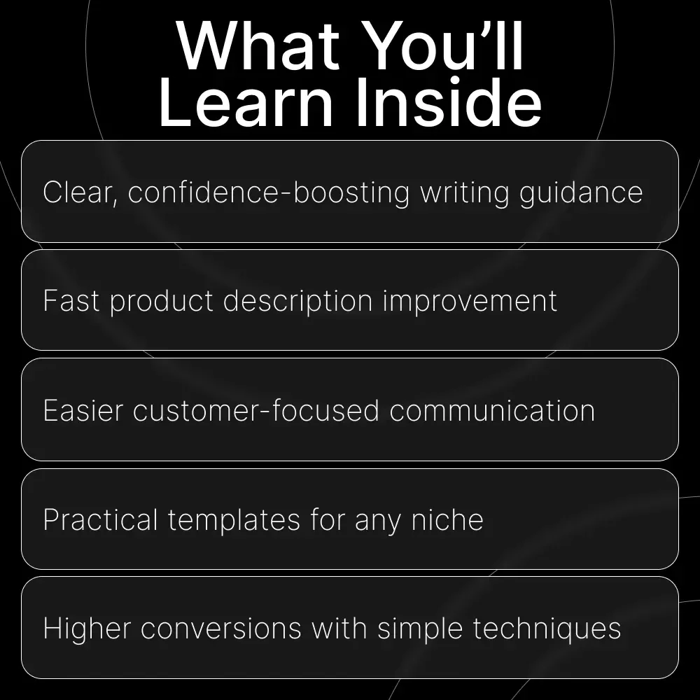 Sell With Words That Spark Desire | Ebook for Entrepreneurs, Copywriters & Etsy Sellers | Master How to Write Compelling Product Descriptions