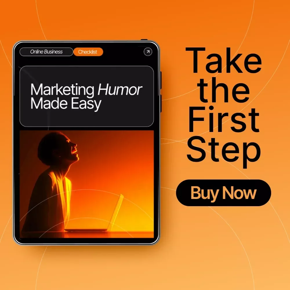 Marketing Humor Made Easy | Checklist for Creators & Small Businesses | How to Use Humor in Your Marketing | Digital Download