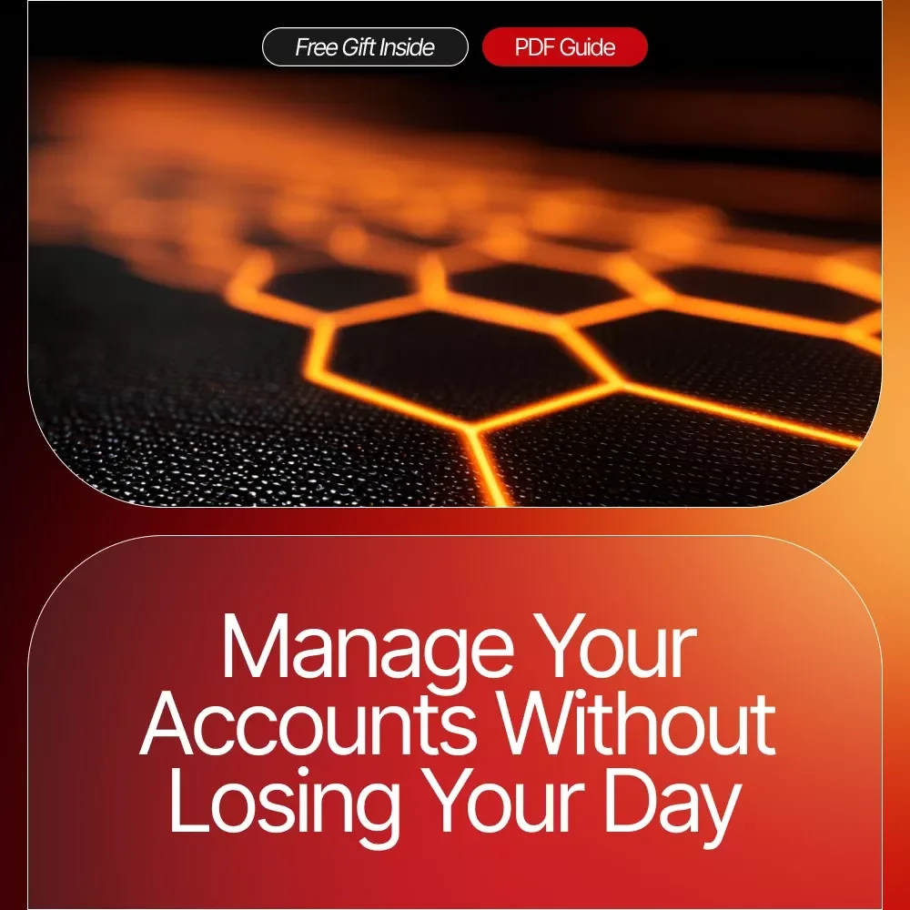 Manage Your Accounts Without Losing Your Day | Social Media Management Guide for Busy Creators & Entrepreneurs | How to Manage Social Media Without It Taking All Day | Productivity eBook & Strategy Toolkit