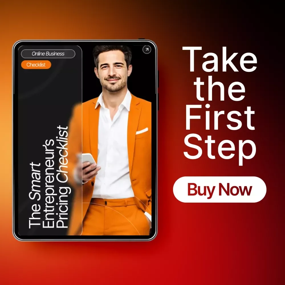 The Smart Entrepreneur’s Pricing Checklist – How to Create a Pricing Strategy That Works | Small Business Pricing Guide | Digital Download Checklist for Entrepreneurs & Online Sellers