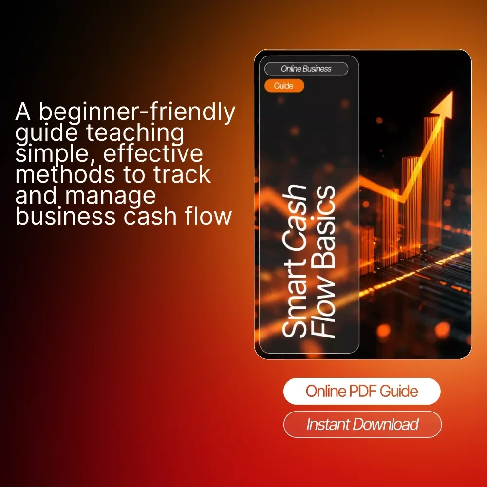 Smart Cash Flow Basics | Guide for Small Business Owners | Easy “How to Track Cash Flow in Your Business” System | Cash Flow eBook & Step-by-Step Tracker