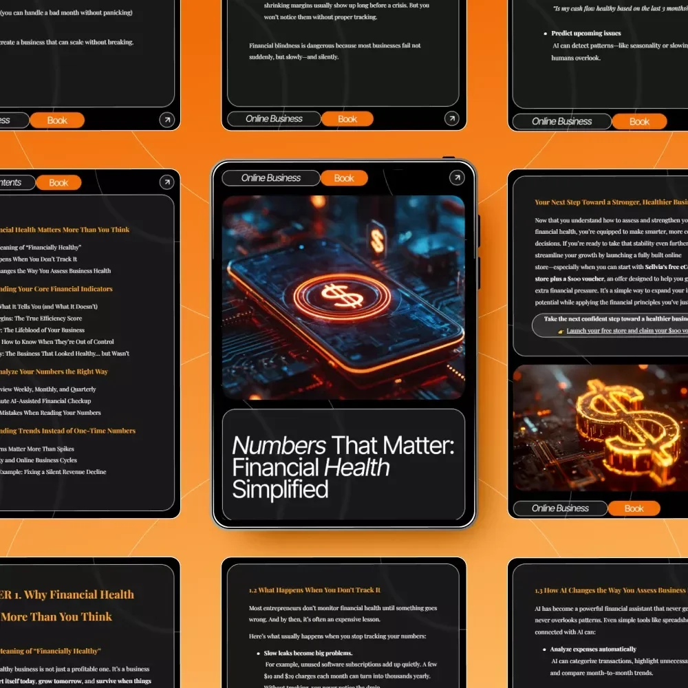 Numbers That Matter: Financial Health Simplified | Small Business Financial Health eBook | Know How to Know if Your Business Is Financially Healthy | AI-Assisted Financial Guide