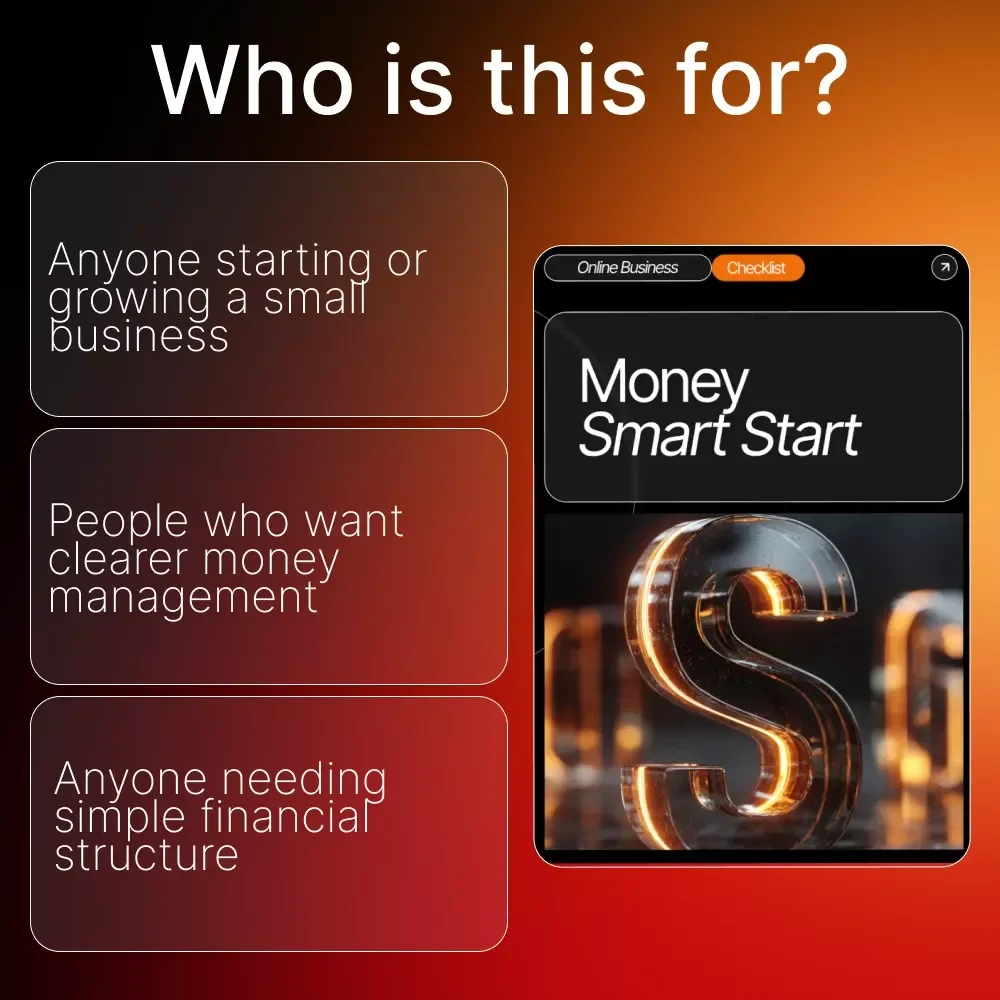 Money Smart Start – Digital Download Finance Guide for Beginners, Small Business Budgeting, Cash Flow Tracker, Bookkeeping Starter eBook