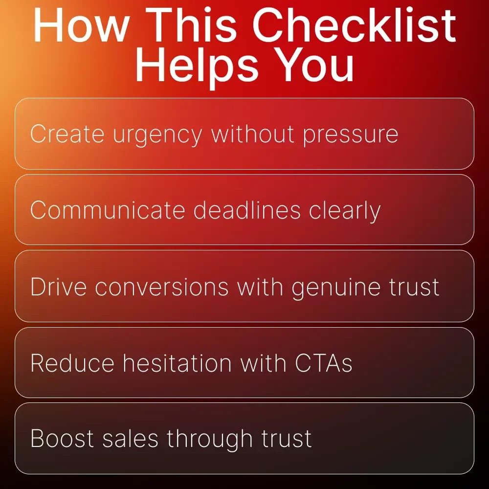 Urgency That Drives Action and Feels Natural | Sales Psychology Guide, Buyer Behavior Checklist, Conversion Copywriting eBook, Digital Marketing Download, Urgency Techniques for Ethical Persuasion