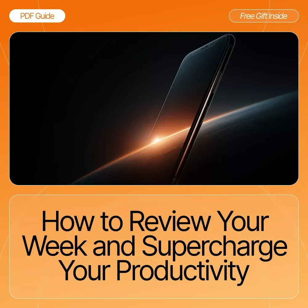 How to Review Your Week and Supercharge Your Productivity | Printable Guide, Weekly Planning System, Productivity Workbook, how to review your week and improve