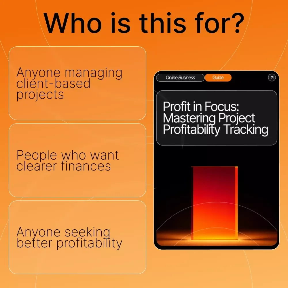 Profit in Focus: Mastering Project Profitability Tracking – Ultimate Guide for Businesses | How to Track Your Project Profitability | Digital Download